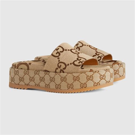 aaa gucci slides|Gucci platform slide sandals women.